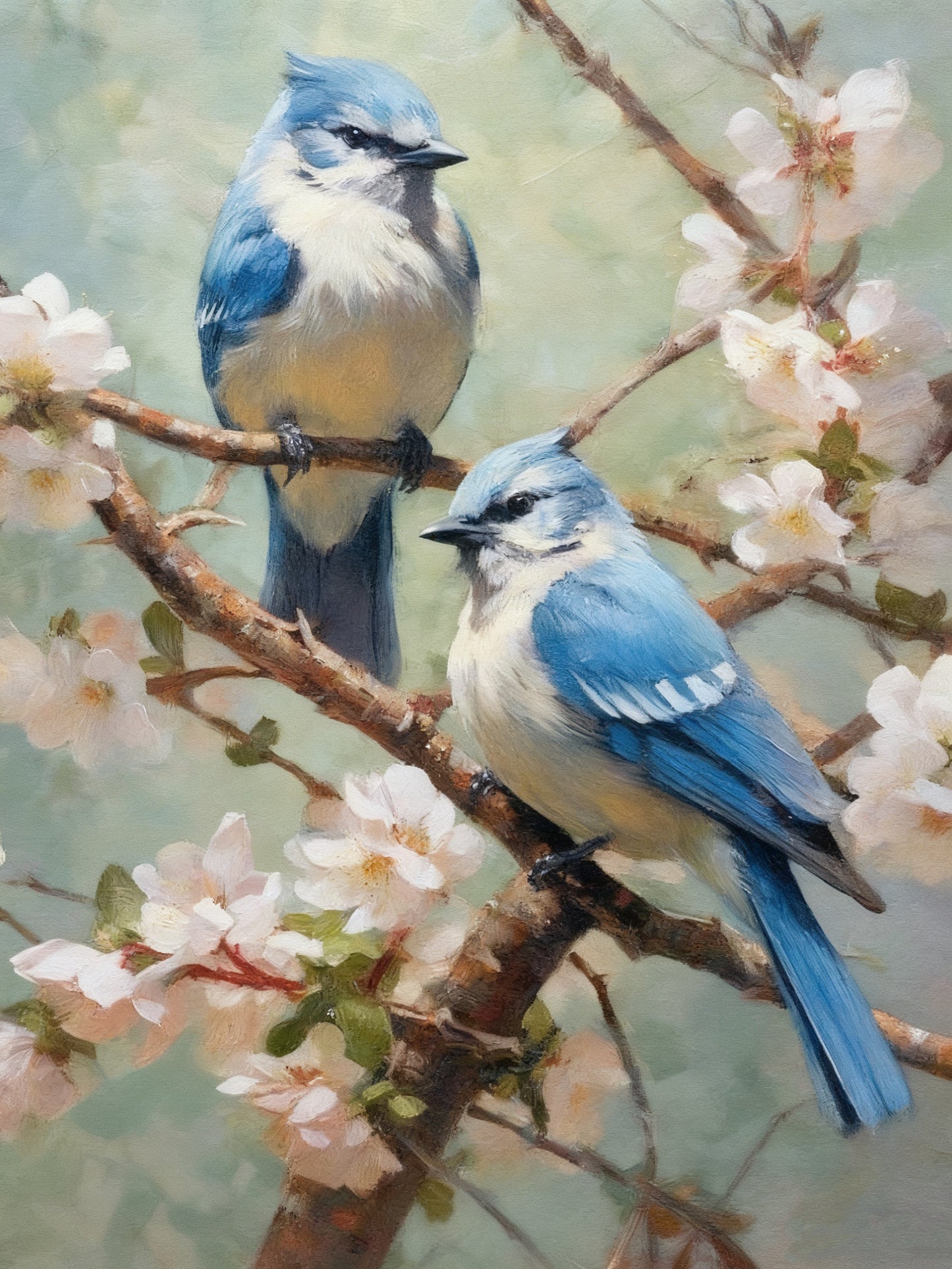 Two Blue Birds