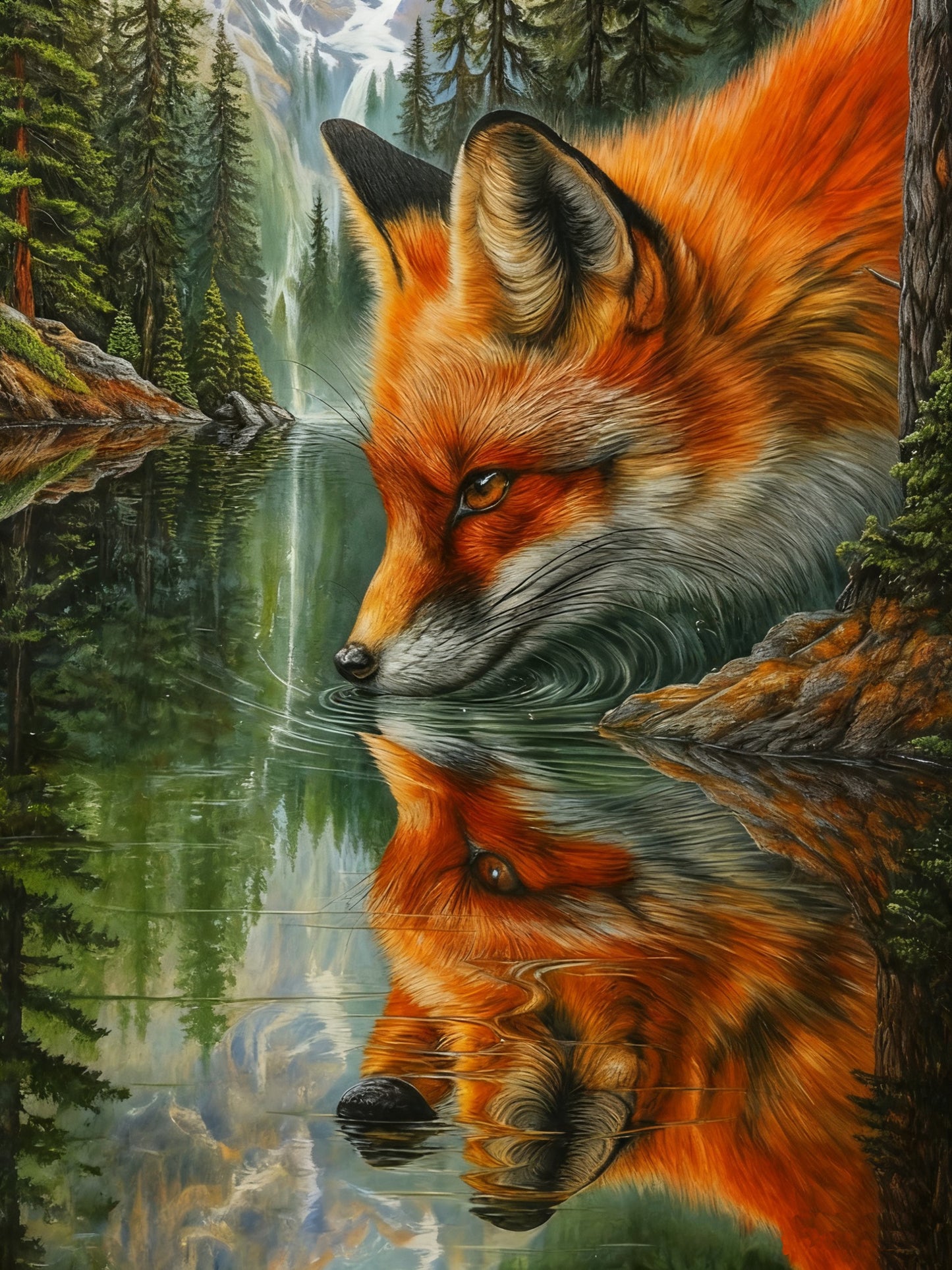 Fox by the Lake