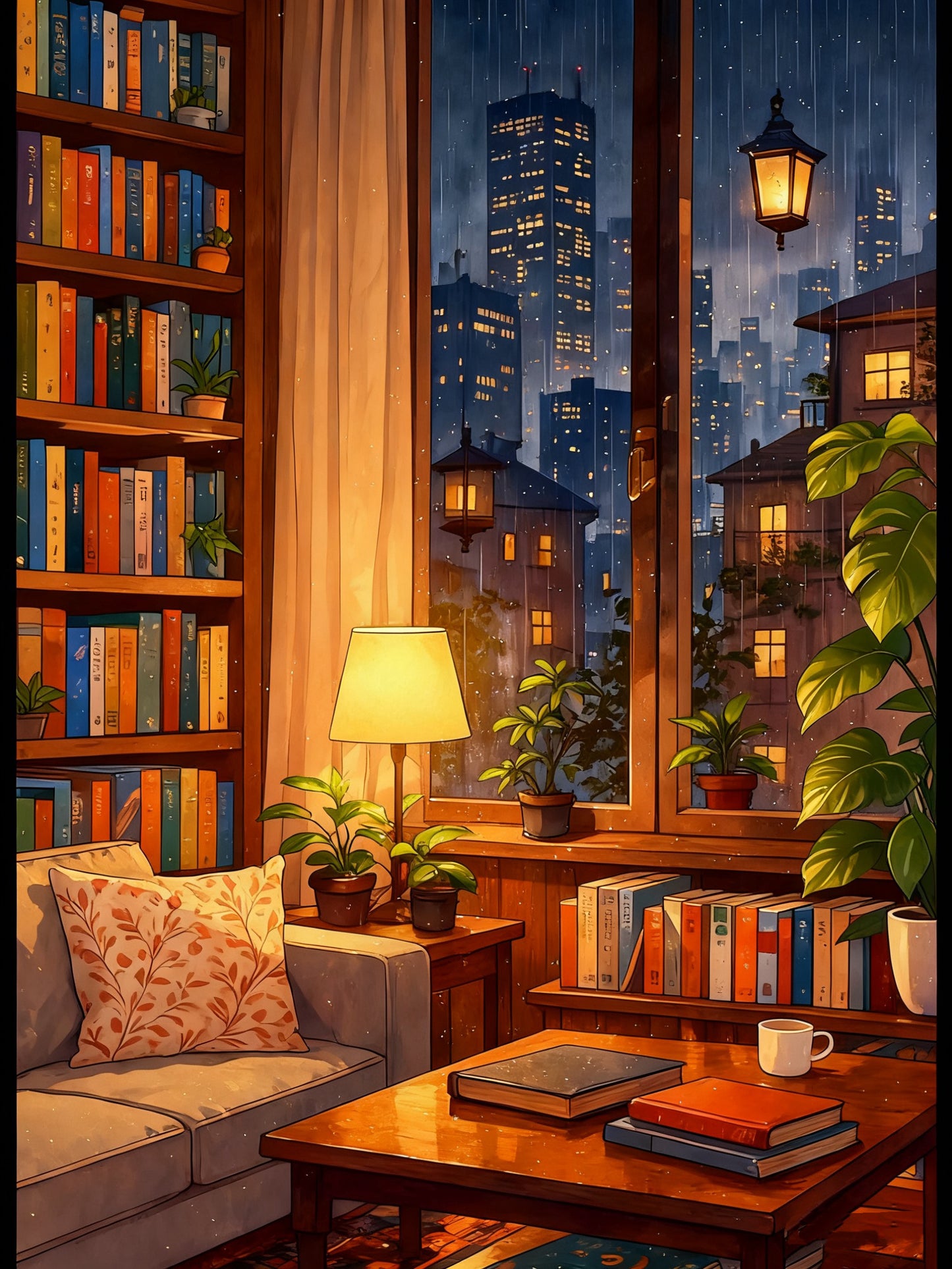 Rainy Night Reading Nook