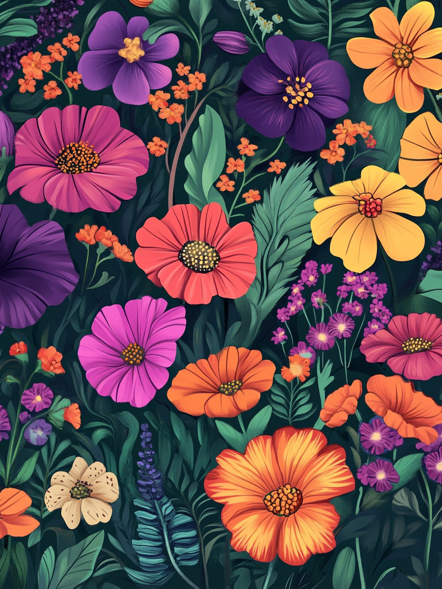 Wild Flowers Pink