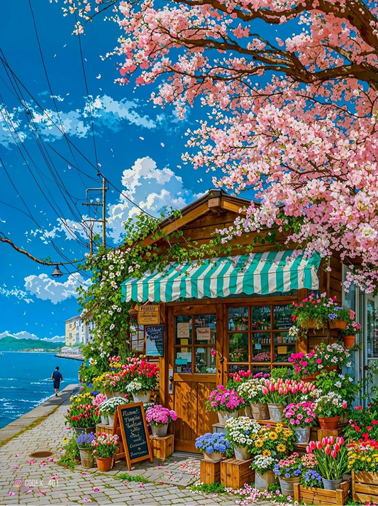 Flower Shop by the Sea