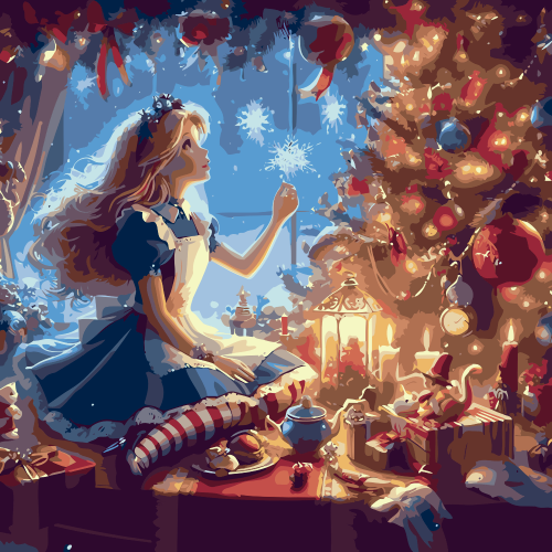 Alice’s Snowlit Feast