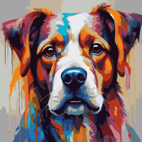 Colourful Dog