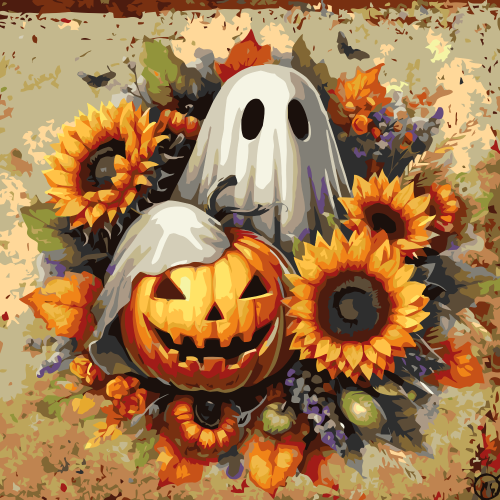 Halloween Harvest Ghost