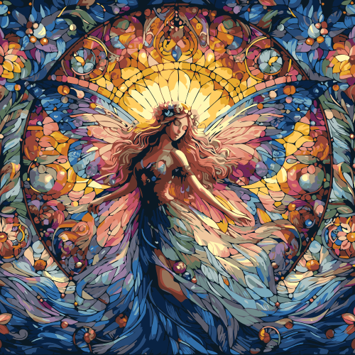 Stained Glass Fairy