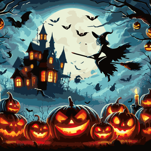 Witch's Halloween Night