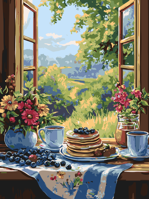 Breakfast lovely morning