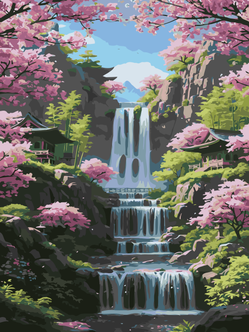 Cherry Blossom Falls