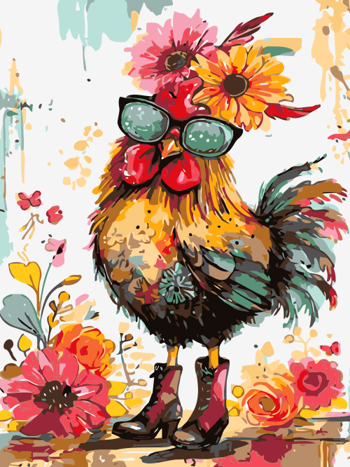 Chicken with Sunglasses