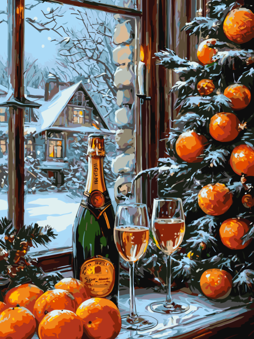 Christmas Champagne Toast