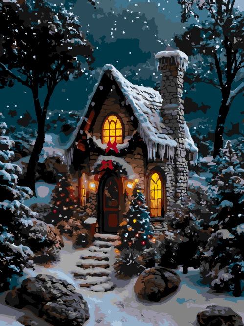 Christmas Winter Cottage