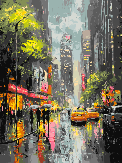 City Walk and Rainy Day