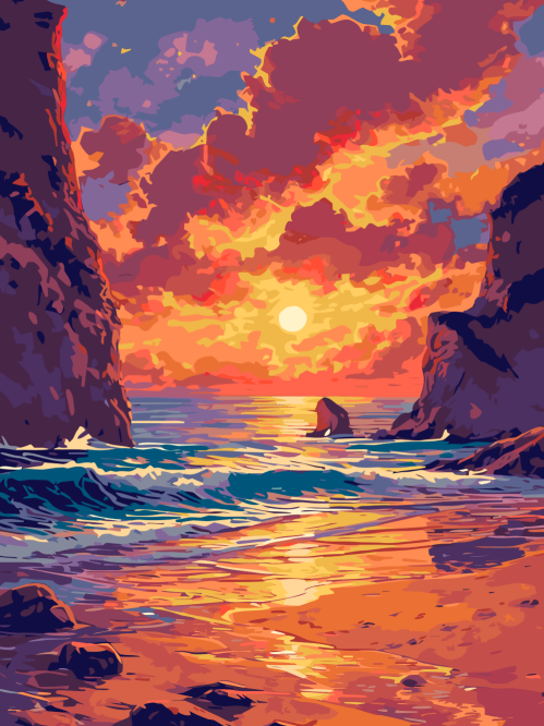 Cliffside Sunset