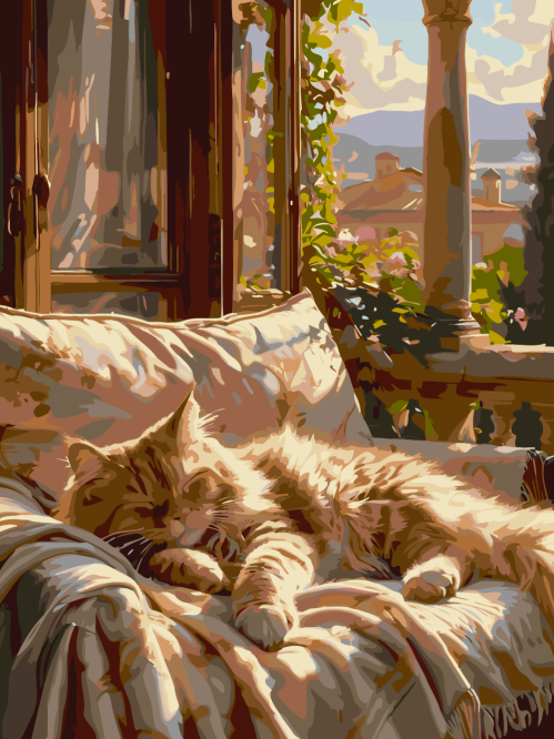 Cozy Feline Nap
