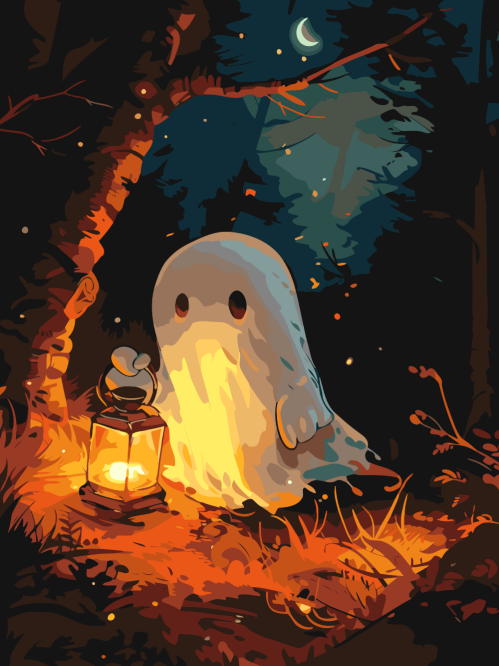 Cute Spooky Ghost