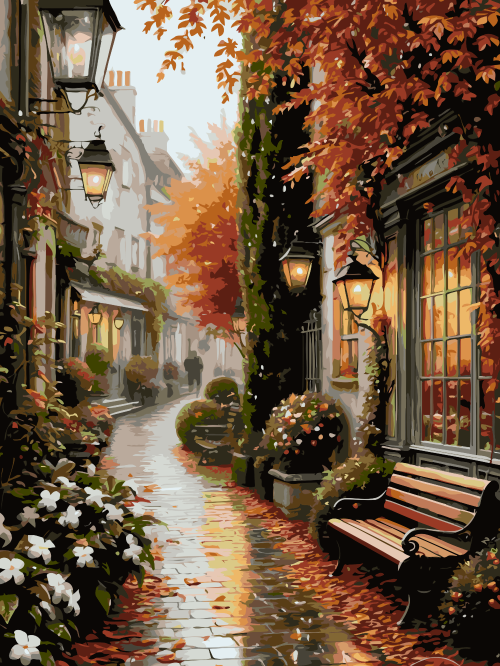 Enchanted Autumn Alley