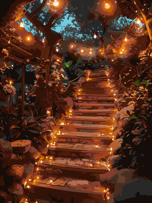Enchanted Garden Stairway