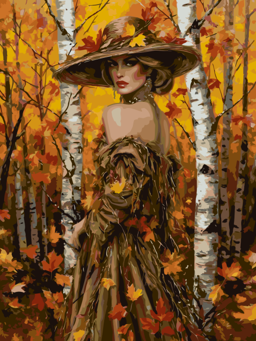 Fall Lady Birch