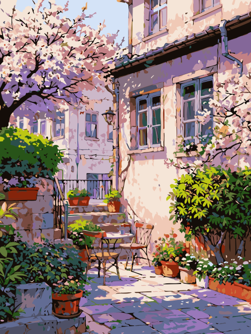 Floral Courtyard Café