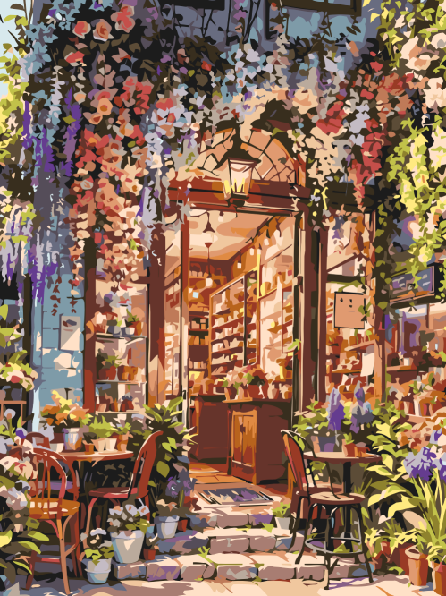 Flower Shop Café Alley