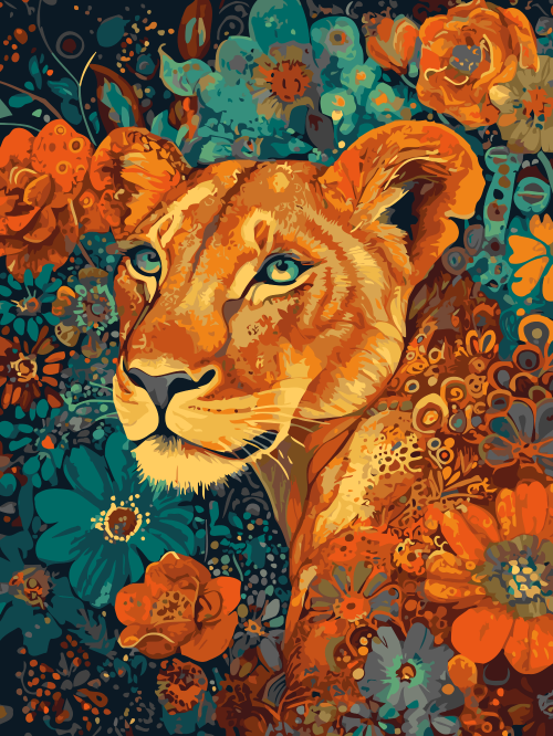 Flower Lion