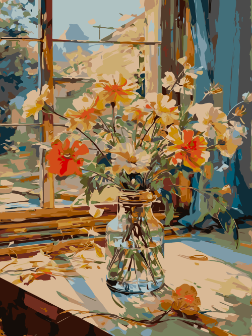 Flowers by the Window