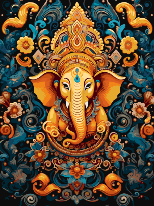 Gold Ganesha