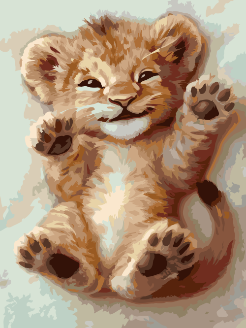Happy Baby Lion