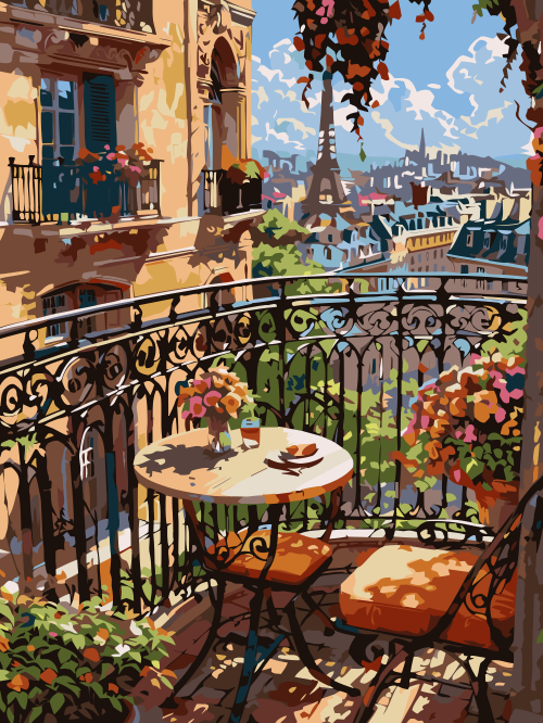 Paris Balcony View