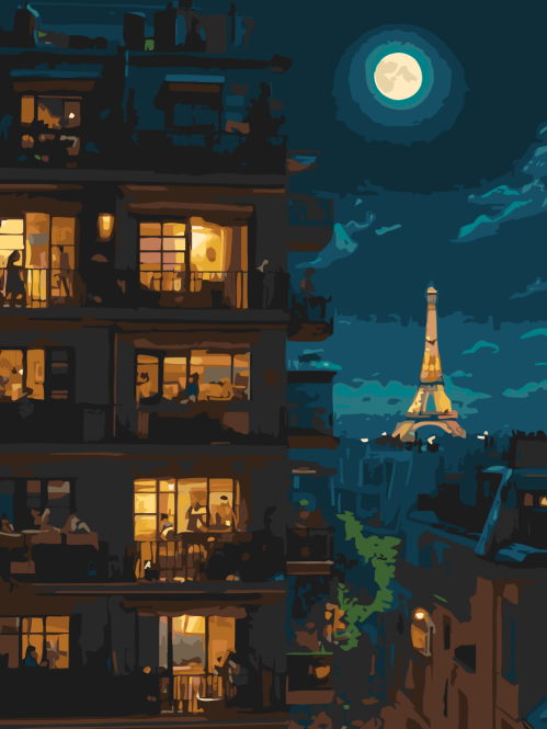Paris Moon Light 2