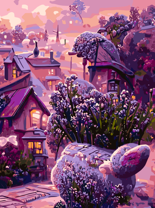 Purple Flower Town
