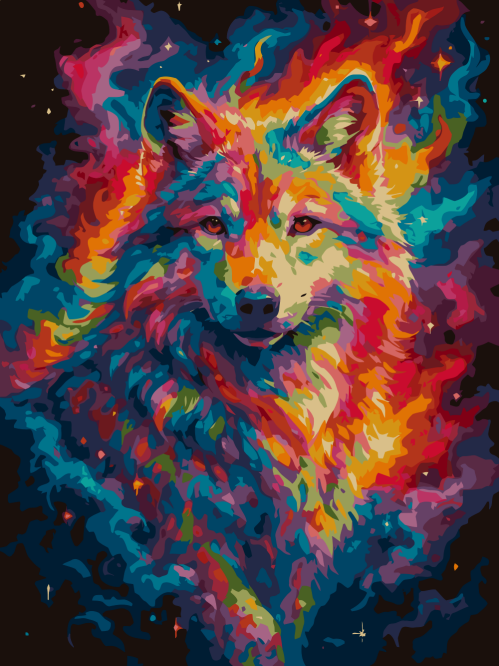 Rainbow Wolf