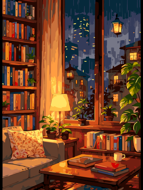 Rainy Night Reading Nook