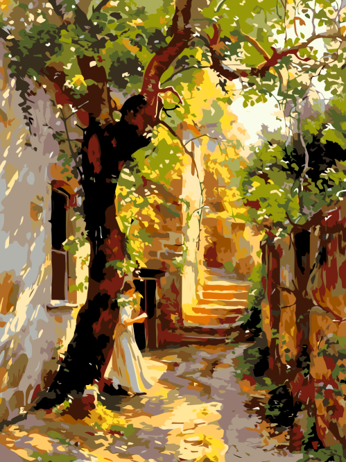 Reading in the Shade