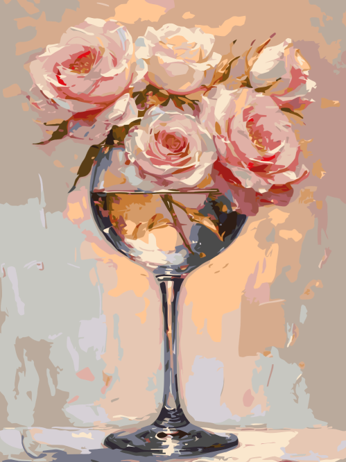 Roses in a Glass
