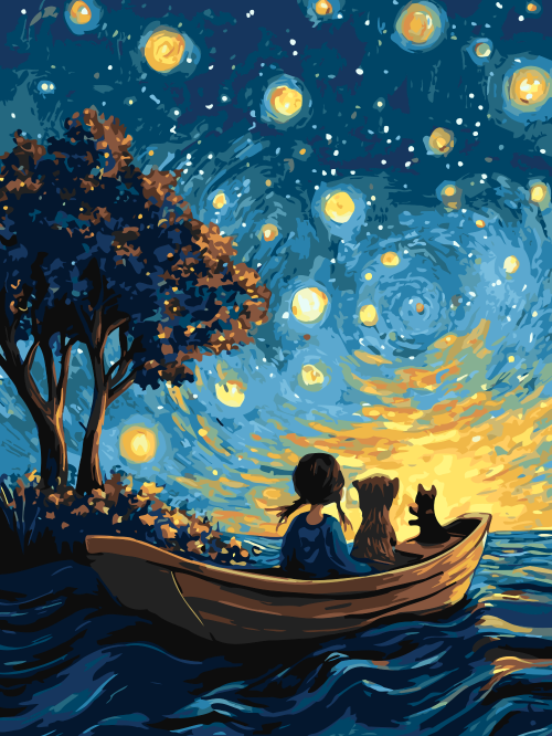 Starry Night Boating