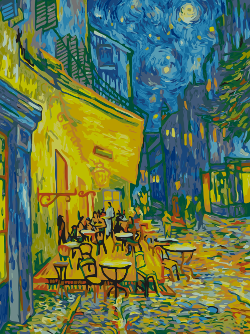 Van Gogh Cafe Terrace at Night