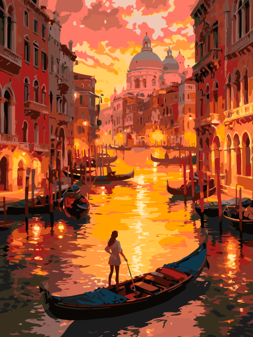 Venice Sunset Gondola