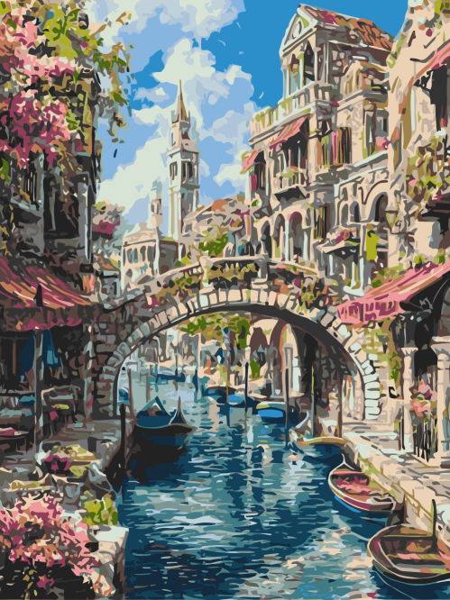 Venice's Floral Canal