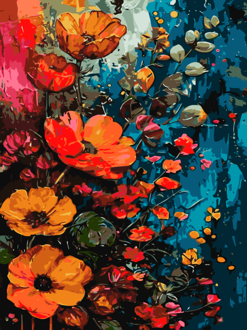 Vibrant Floral Symphony