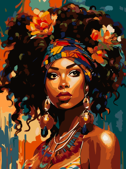 Vibrant Woman