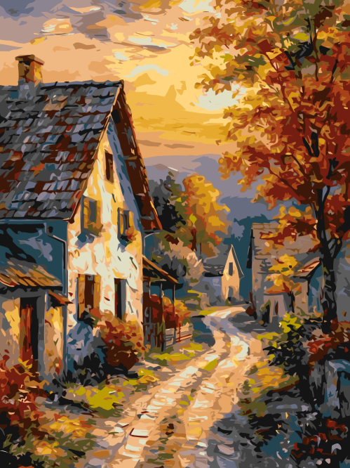 Village Sunset