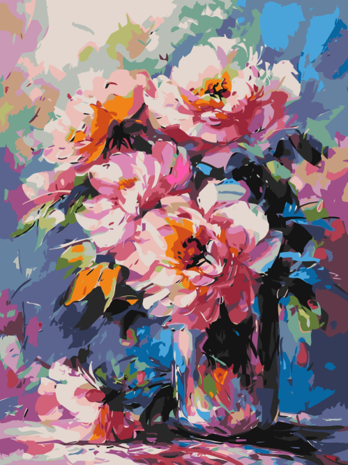 Peonies in Vase
