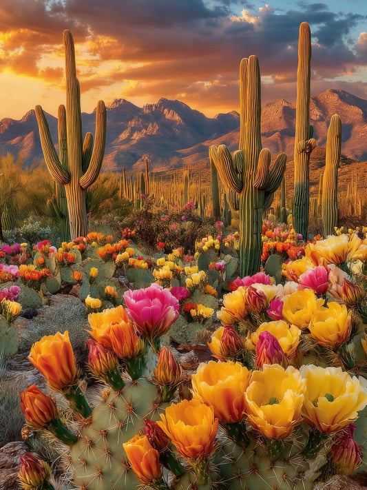 Desert Cactus Flowers