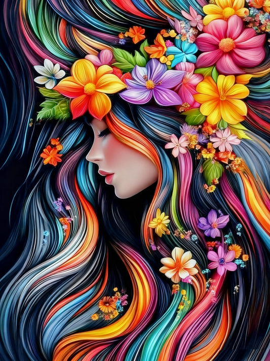 Flower Hair