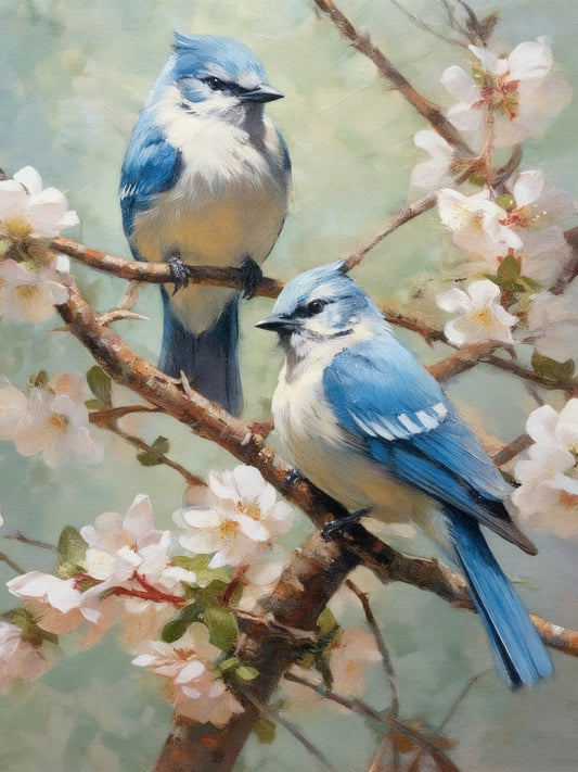 Two Blue Birds