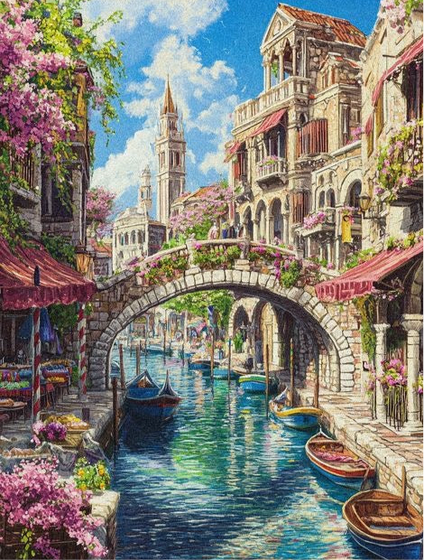 Venice's Floral Canal