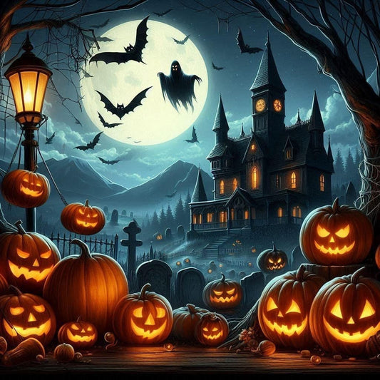 Halloween Night Scene
