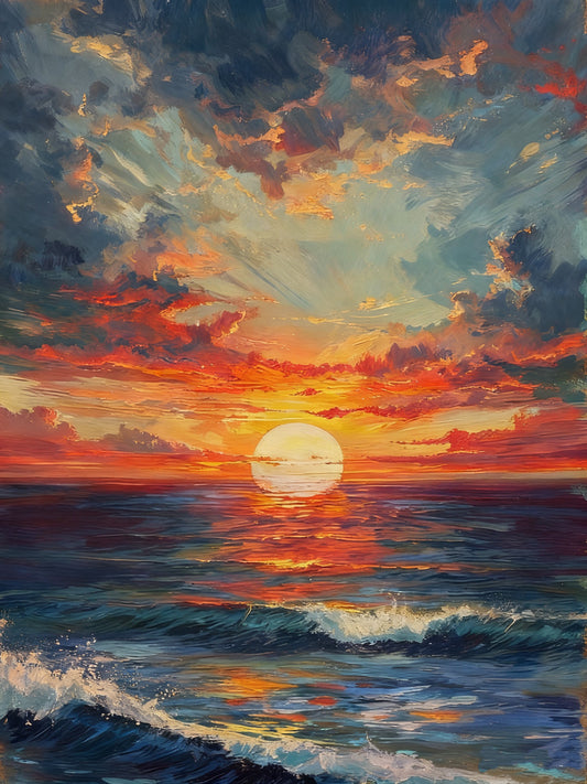 Sunset at Sea