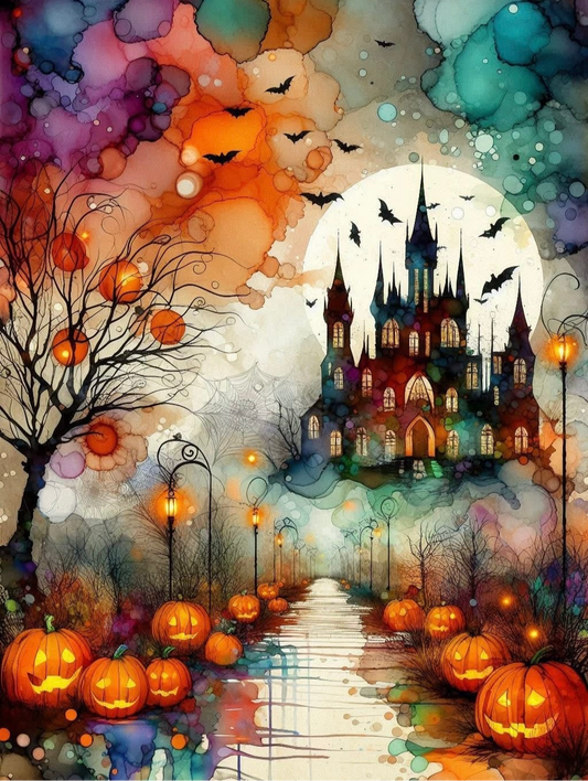 Halloween Path to the Castle